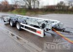 802240 middenas aanhangwagen uitschuifbare dissel warmbad verzinkt gegalvaniseerd chassis luchtvering